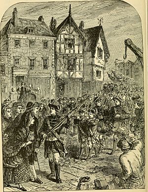 British troops in Boston