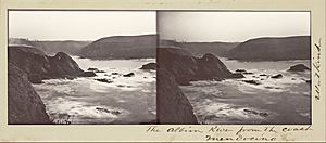 Carleton Watkins (American - The Albion River from the Coast, Mendocino - Google Art Project