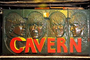 Cavern Mecca Beatles Museum relief (front), Cavern Club 2010
