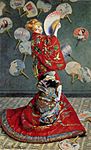 Claude Monet-Madame Monet en costume japonais