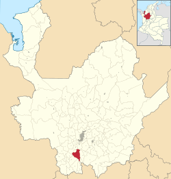 Location of the municipality and town of Fredonia, Antioquia in the Antioquia Department of Colombia