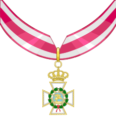 Commander Insignia of the Royal and Military Order of Saint Hermenegild.svg