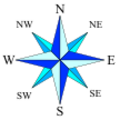 Compass rose simple