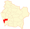 Location of the commune of Teodoro Schmidt in the Araucanía Region