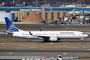 Copa Airlines Boeing 737 MAX 9 HP-9903CMP taxiing at JFK Airport