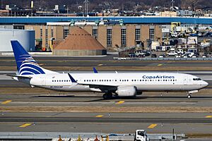 Copa Airlines Boeing 737 MAX 9 HP-9903CMP taxiing at JFK Airport