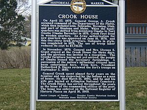 Crook House historical marker 1