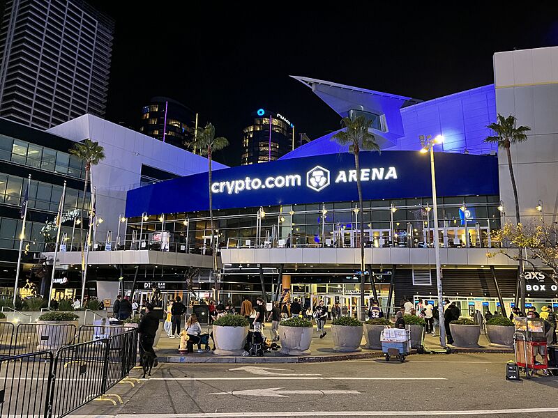 Crypto.com Arena Star Plaza entrance