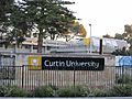 Curtin University bus entrance from front