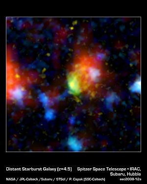 Distant Starburst Galaxy