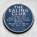 Ealing Club Blue Plaque