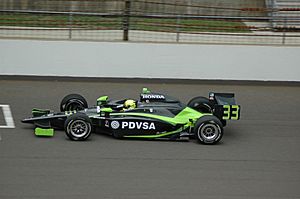 Ernesto José Viso at 2008 Indianapolis 500 practice