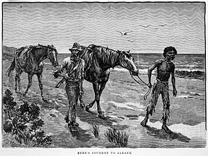 Eyre's journey to Albany