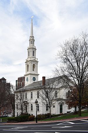 First Baptist Church, Providence rear