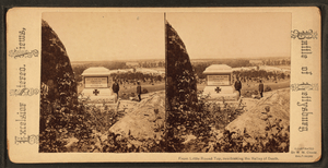 From Little Round Top, overloooking the Valley of Death, from Robert N. Dennis collection of stereoscopic views 2