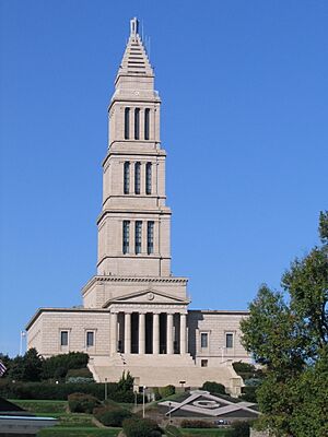 George Washington Masonic National Memorial from King Street Washington Metro station