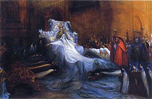 Georges Jules Victor Clairin (1843-1919), Sarah Bernhardt (1844-1923) in ''Sainte Therese d'Avila''