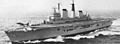 HMS Invincible (R05) underway c1981