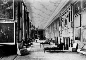 Hardwick Hall - picture gallery by George Washington Wilson (d 1893)