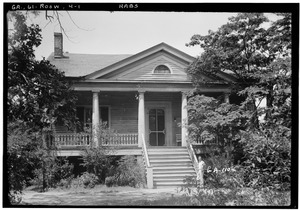 Historic American Buildings Survey L. D. Andrew, Photographer Aug. 6, 1936 FRONT ELEVATION - Lewis Place, Roswell, Fulton County, GA HABS GA,61-ROSW,4-1