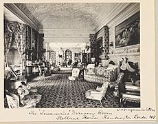 Holland House in 1907 by J. Benjamin Stone - Swaneries Drawing Room