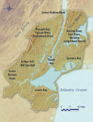 Hudson-Raritan Estuary USACEregionsmap