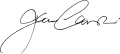Jane Campion signature
