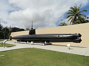 Japanese Two-Man Submarine - War in the Pacific National Historical Park (T. Stell Newman Visitor Center) - DSC00864