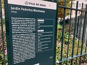 Jardin Federica Montseny Paris