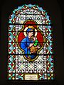 Les Autels (Aisne) église, vitrail ND du perpétuel secours