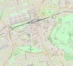 The Mound is located in Edinburgh city centre