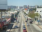 Looking Up Westwood Blvd. from Westside Pavillion.JPG
