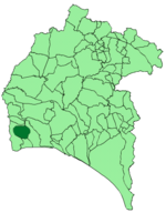 Map of Villablanca (Huelva)