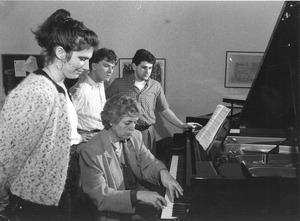 Maria Tipo alla Scuola di Musica di Fiesole