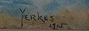 Mary Agnes Yerkes, Signature -1910- 1920- - Yerkes