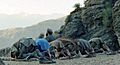 Mujahideen prayer in Shultan Valley Kunar, 1987