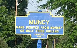 Official logo of Muncy, Pennsylvania