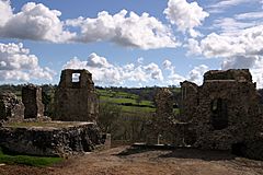 Narberth castle pembrokeshire