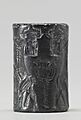 Near Eastern - Cylinder Seal with Enkidu Vanquishing the Bull of Heaven - Walters 42786 - Side D
