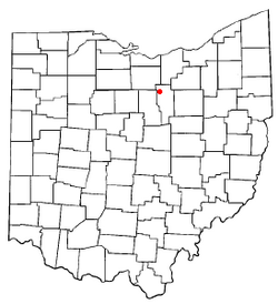 Location of Savannah, Ohio