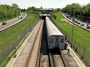 On track to Eglinton West TTC