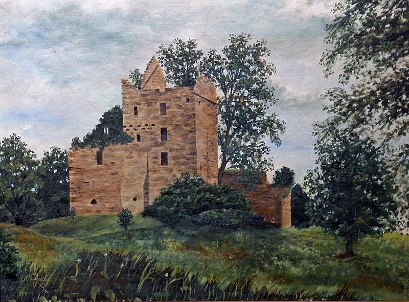 Painting of Old Tulliallan Castle