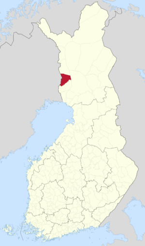 Location of Pello in Finland