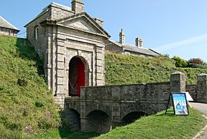 Pendennis Castle gate