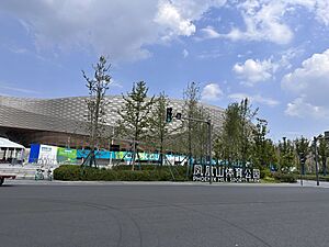 Phoenix Hill Sports Park Football Stadium in Chengdu, Sichuan, China