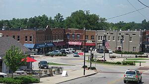 Public square in Hodgenville