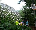 Queens Zoo dome outside jeh