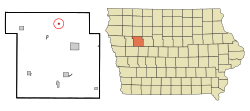 Location of Nemaha, Iowa