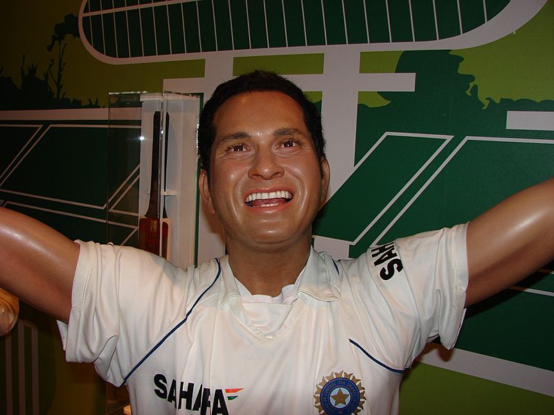 Sachin Ramesh Tendulkar Wax Statue in Madame Tussauds London