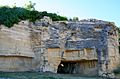 Sandstone caves in Cubzac